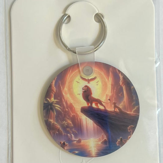 Porte-Clés RD022 Personnage Recto Verso – Porte-Clés Sublimé Résistant et Original Ø 5 cm