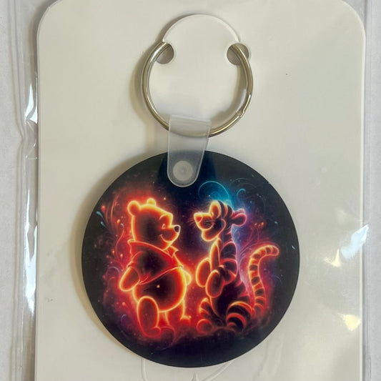 Porte-Clés RD017 Personnage Recto Verso – Porte-Clés Sublimé Résistant et Original Ø 5 cm
