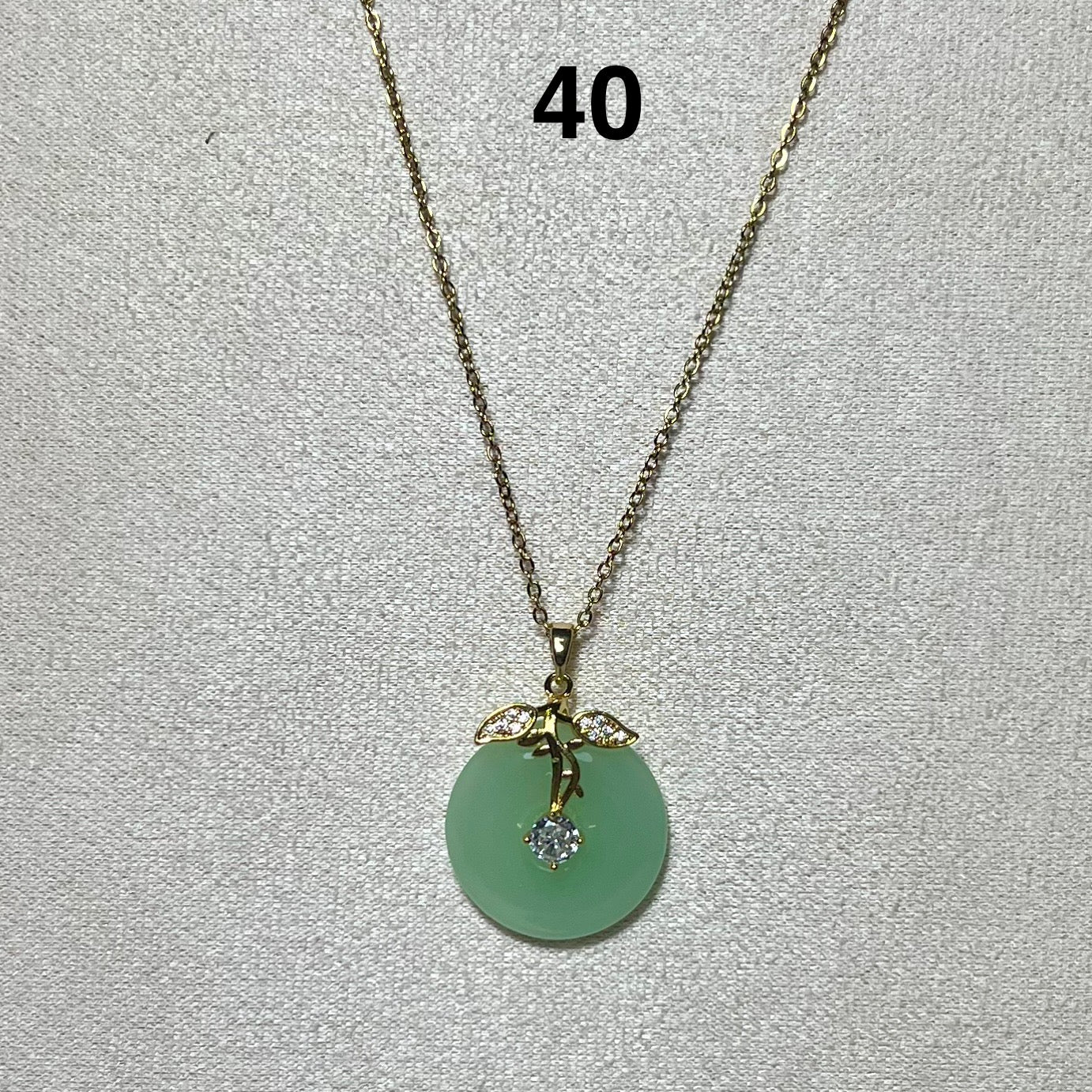 Collier Doré en acier inoxydable N° 40 (40cm+ 5cm) – Ajustable, hypoallergénique et résistants à l’eau