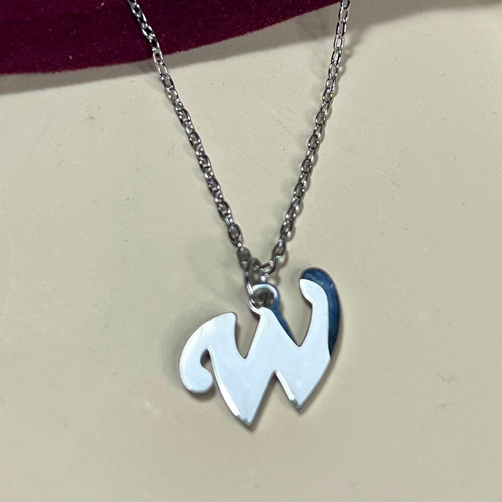 Collier Lettre Initiale en Acier Inoxydable – Doré ou Argenté | Cadeau Personnalisé à Petit Prix