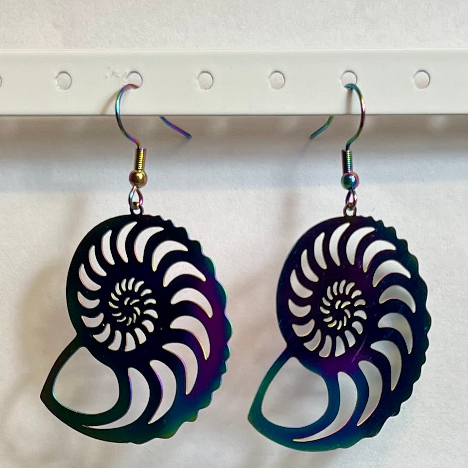 Boucles d’Oreilles en Acier Inoxydable B048 – Holographique | Hypoallergéniques et Résistantes à l’Eau