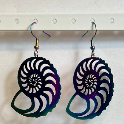 Boucles d’Oreilles en Acier Inoxydable B048 – Holographique | Hypoallergéniques et Résistantes à l’Eau