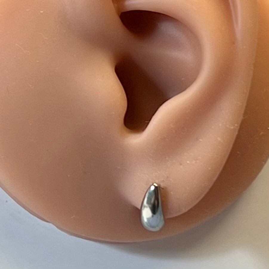 Boucles d’Oreilles en Acier Inoxydable B013 – Doré ou Argenté | Hypoallergéniques et Résistantes à l’Eau