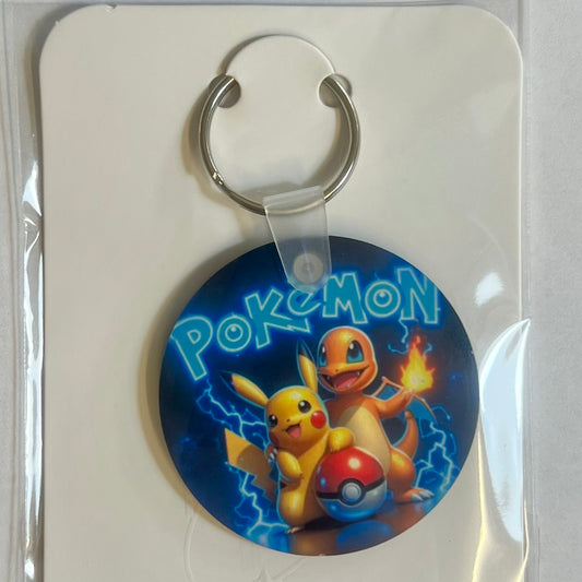 Porte-Clés RD028 Personnage Recto Verso – Porte-Clés Sublimé Résistant et Original Ø 5 cm