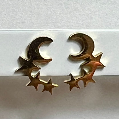 Boucles d’Oreilles en Acier Inoxydable B010 – Doré ou Argenté | Hypoallergéniques et Résistantes à l’Eau