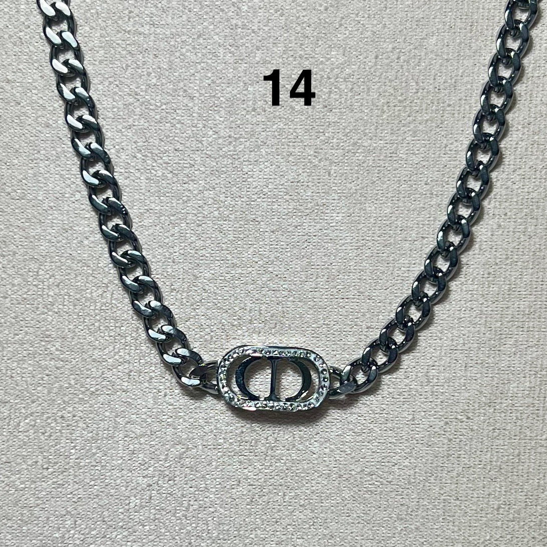 Collier en acier inoxydable N° 14 (39cm+ 5cm) – Ajustable, hypoallergénique et résistants à l’eau