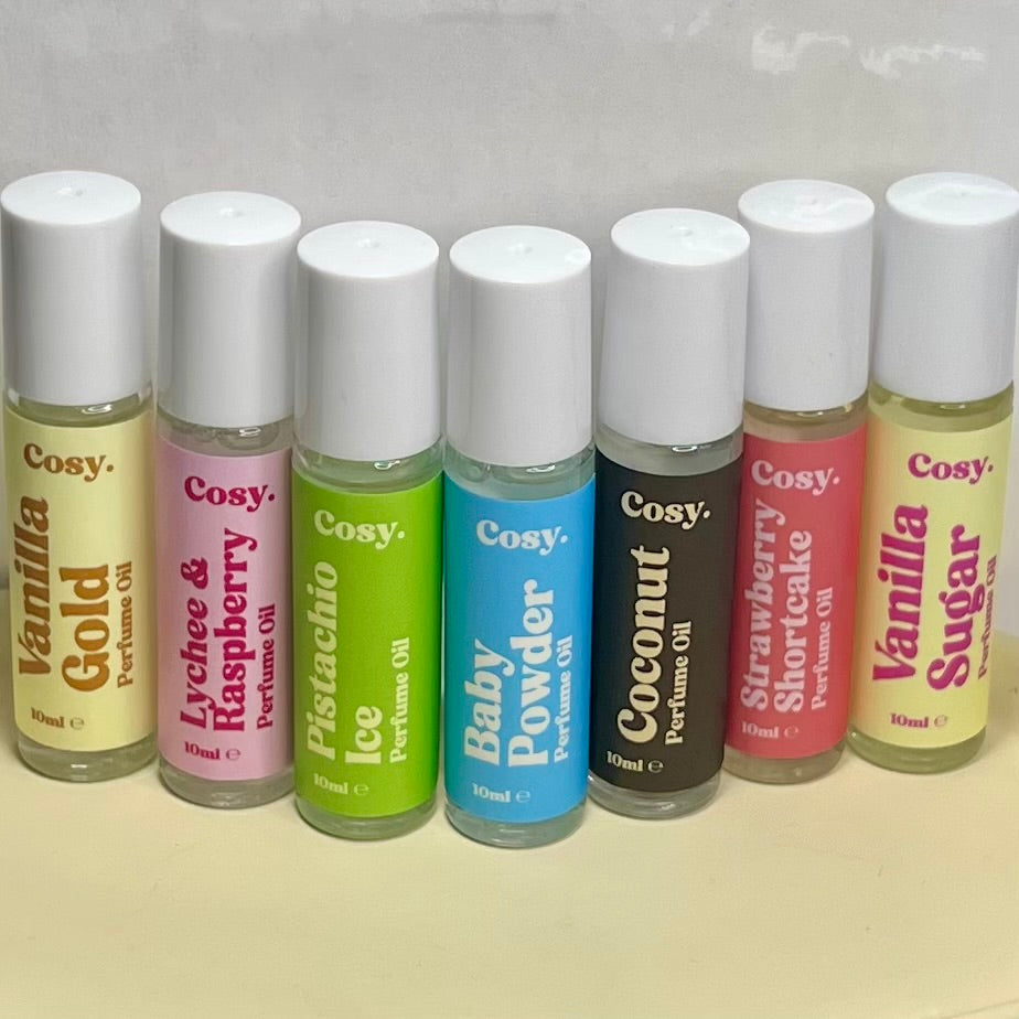 Huile de Parfum Roll-On 10ml – Cosy Cosmetics | Parfum Vegan & Cruelty-Free Made in UK