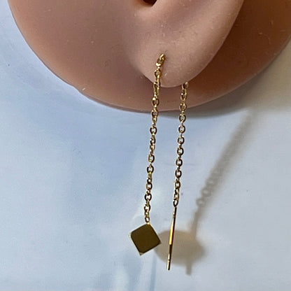 Boucles d’Oreilles en Acier Inoxydable B043 – Doré ou Argenté | Hypoallergéniques et Résistantes à l’Eau