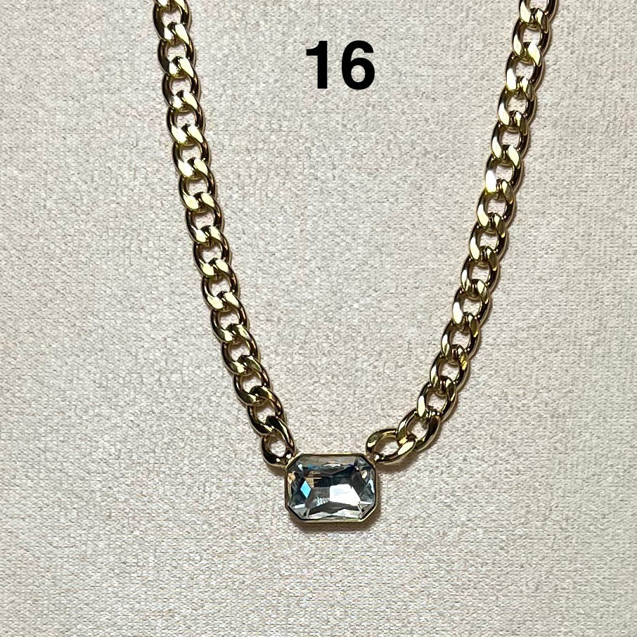 Collier en acier inoxydable N° 16 (41cm+ 4.5cm) – Ajustable, hypoallergénique et résistants à l’eau