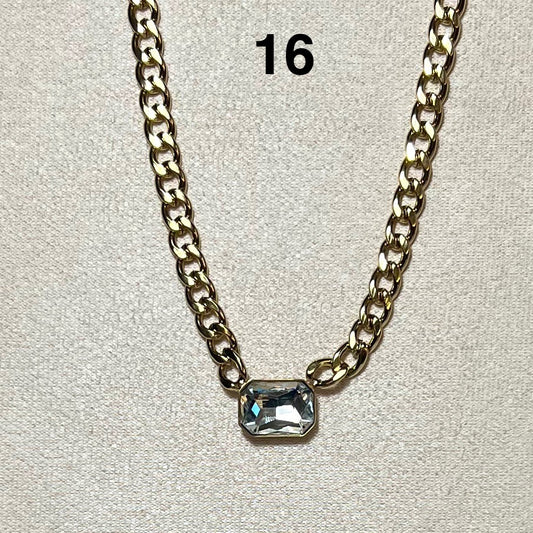 Collier en acier inoxydable N° 16 (41cm+ 4.5cm) – Ajustable, hypoallergénique et résistants à l’eau