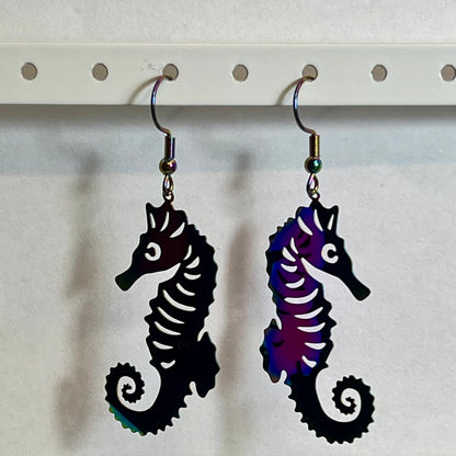 Boucles d’Oreilles en Acier Inoxydable B049 – Holographique | Hypoallergéniques et Résistantes à l’Eau