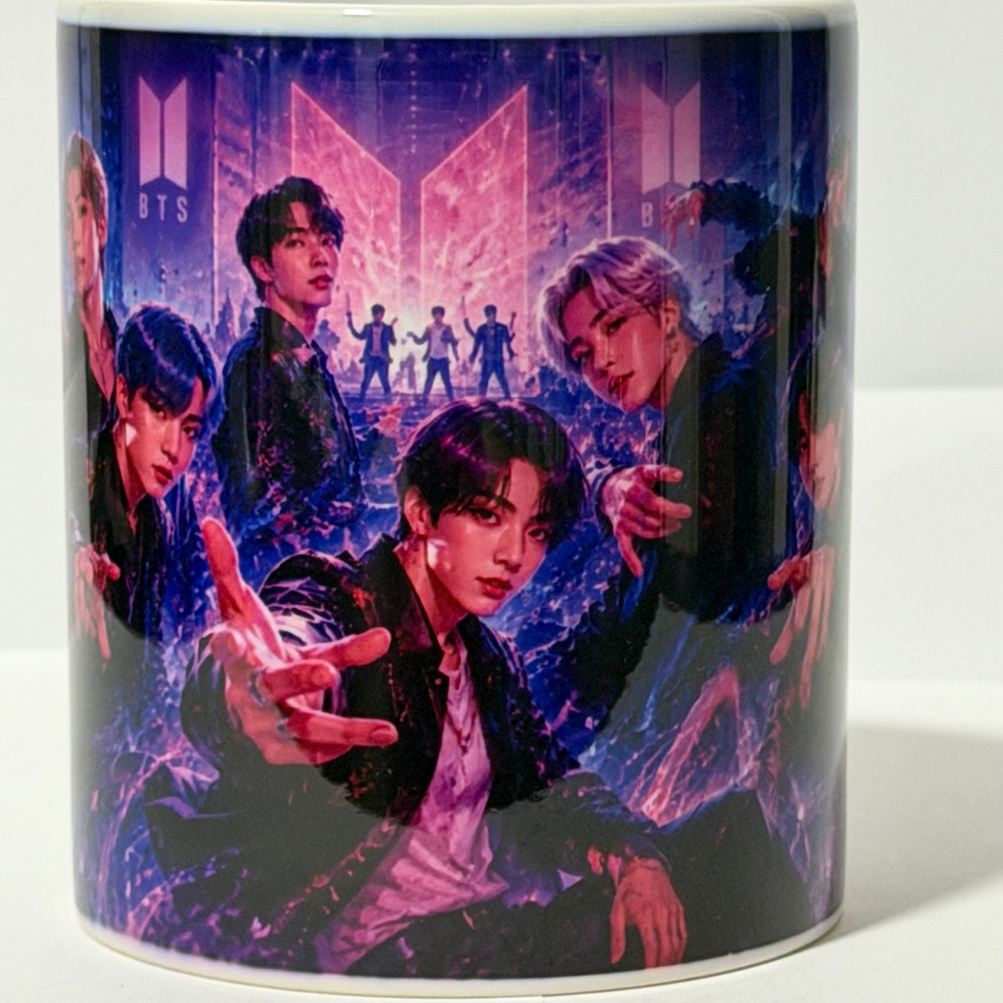 Mug B047 325ml en Céramique – Tasse Blanche Haute Qualité | Résistant Lave-vaisselle et Micro-ondes