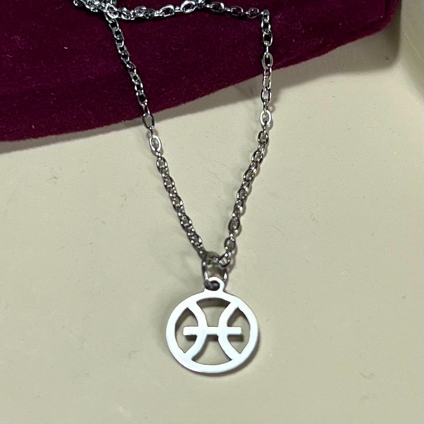 Collier Signe Astrologique en Acier Inoxydable – Doré ou Argenté | Bijou Astre Personnalisé à Petit Prix