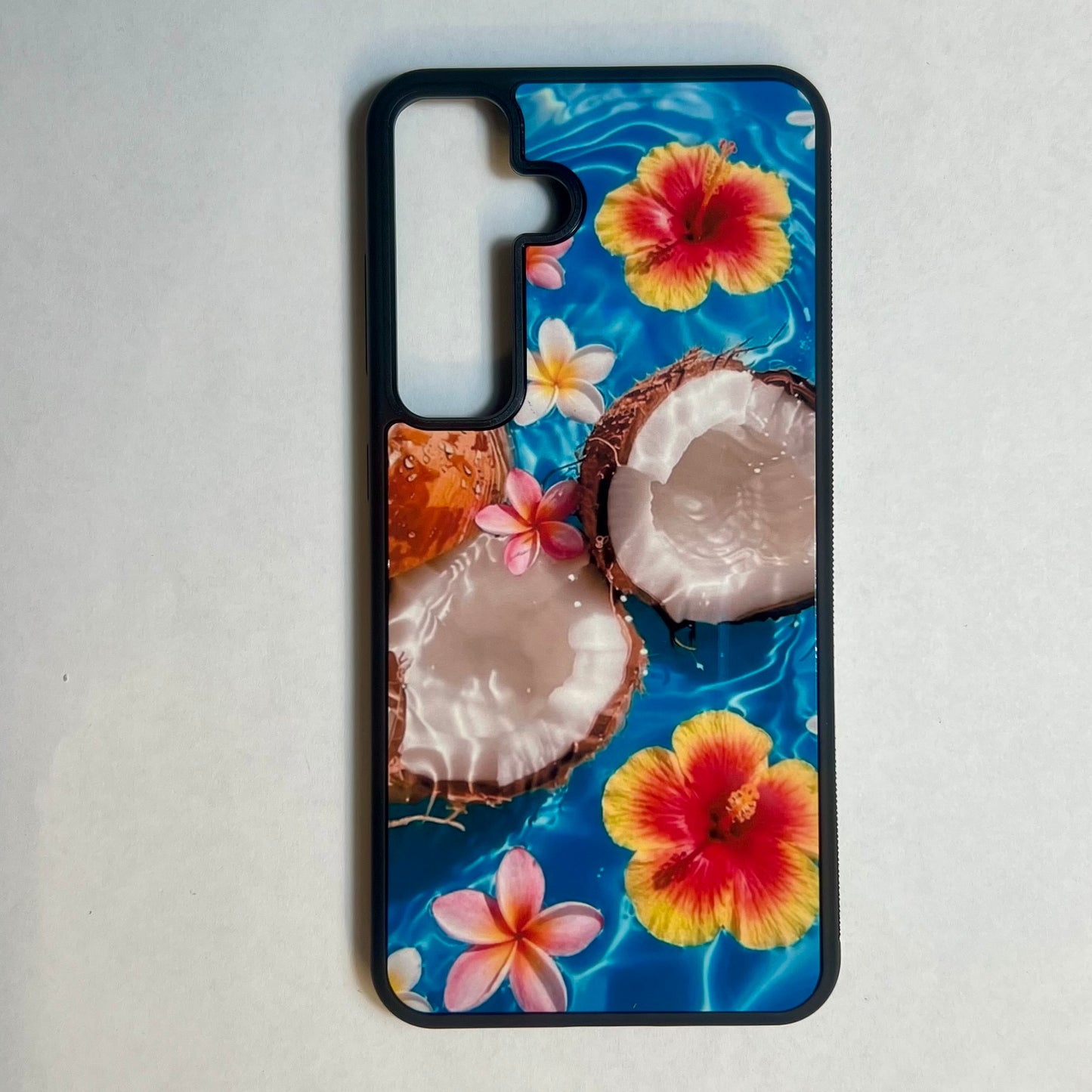 Coque Téléphone C021 Été et Floral – Coque Premium Anti-Choc en Silicone et Aluminium