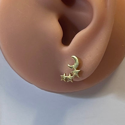 Boucles d’Oreilles en Acier Inoxydable B010 – Doré ou Argenté | Hypoallergéniques et Résistantes à l’Eau