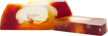 Tranches de Savons artisanaux - Prune 90 gr - Tranche de savon artisanal
