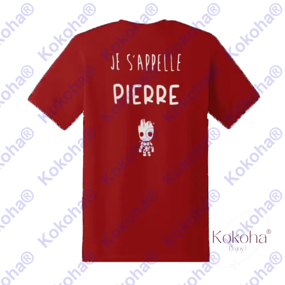 T.Shirt ’Je s’appelle’ personnalisé - CLIQUER PHOTO PERSONNALISER - T.Shirt personnalisé