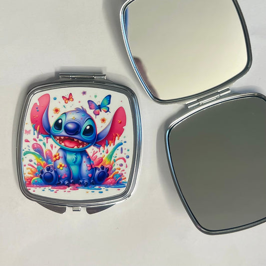 Petit Miroir de Poche Design M005 Héros – Miroir Compact Portable et Original