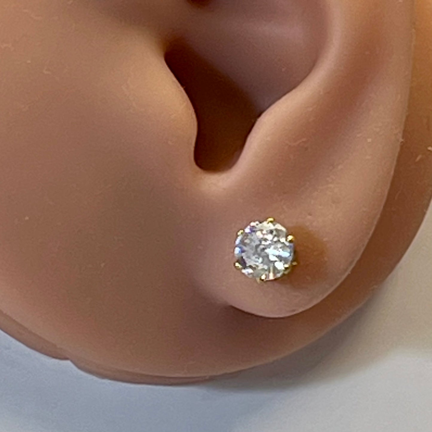 Boucles d’Oreilles en Acier Inoxydable B018 – Doré ou Argenté | Hypoallergéniques et Résistantes à l’Eau