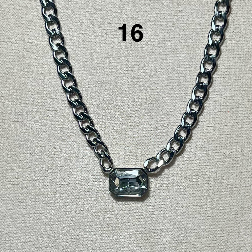 Collier en acier inoxydable N° 16 (41cm+ 4.5cm) – Ajustable, hypoallergénique et résistants à l’eau