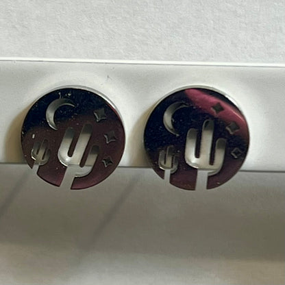 Boucles d’Oreilles en Acier Inoxydable B012 – Doré ou Argenté | Hypoallergéniques et Résistantes à l’Eau