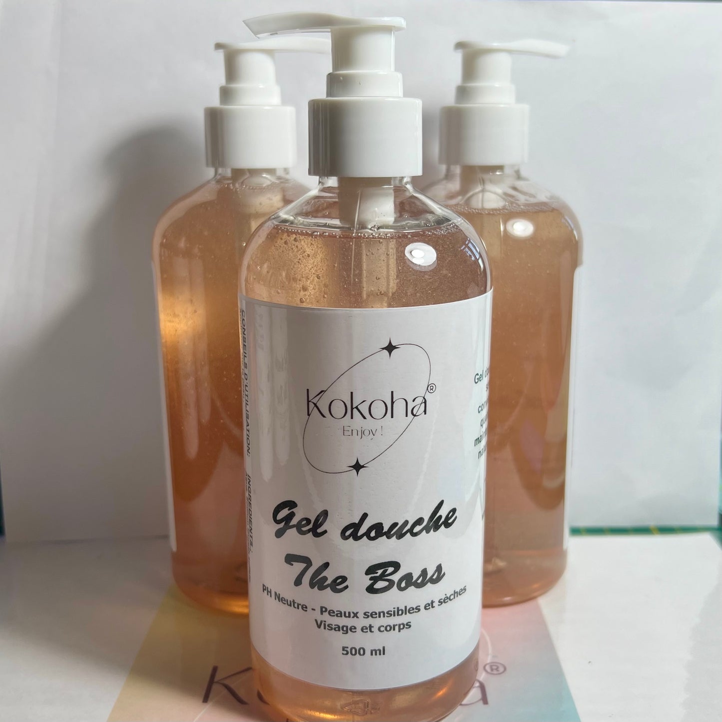 Gel Douche Hydratant 500ml – Flacon Pompe | Peaux Sensibles et Sèches | PH neutre