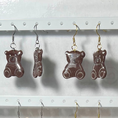 Boucles d'oreilles crochet Teddy