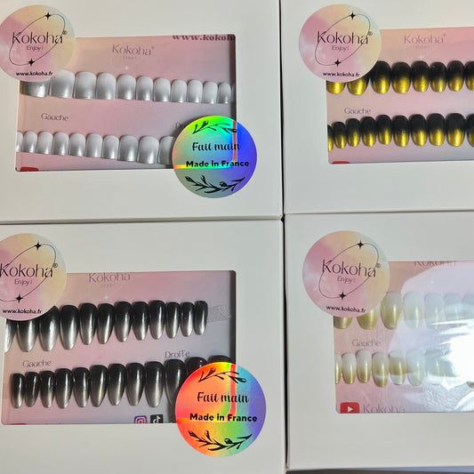 Kit Press On Nails “Fast Nails” universels NO035 à assortir à la parure