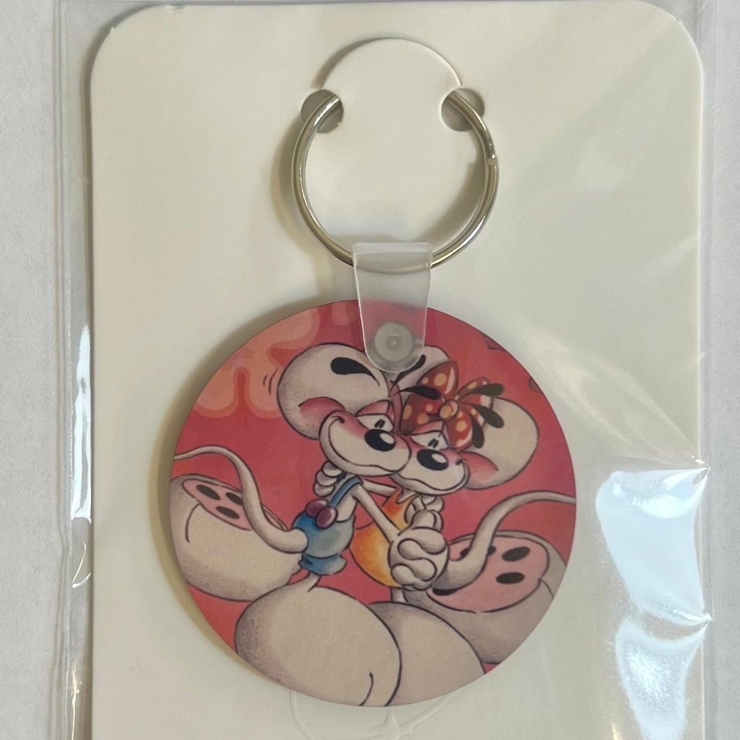 Porte-Clés RD008 Personnage Recto Verso – Porte-Clés Sublimé Résistant et Original Ø 5 cm
