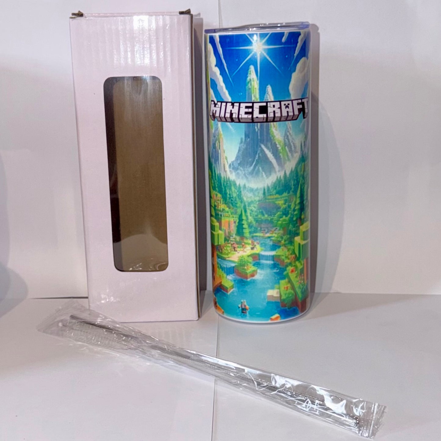 Tumbler A062 - 590ml en Acier Inoxydable – Gourde Thermos Isotherme Chaud et Froid | Avec Paille