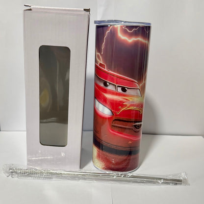 Tumbler A158- 590ml en Acier Inoxydable – Gourde Thermos Isotherme Chaud et Froid | Avec Paille