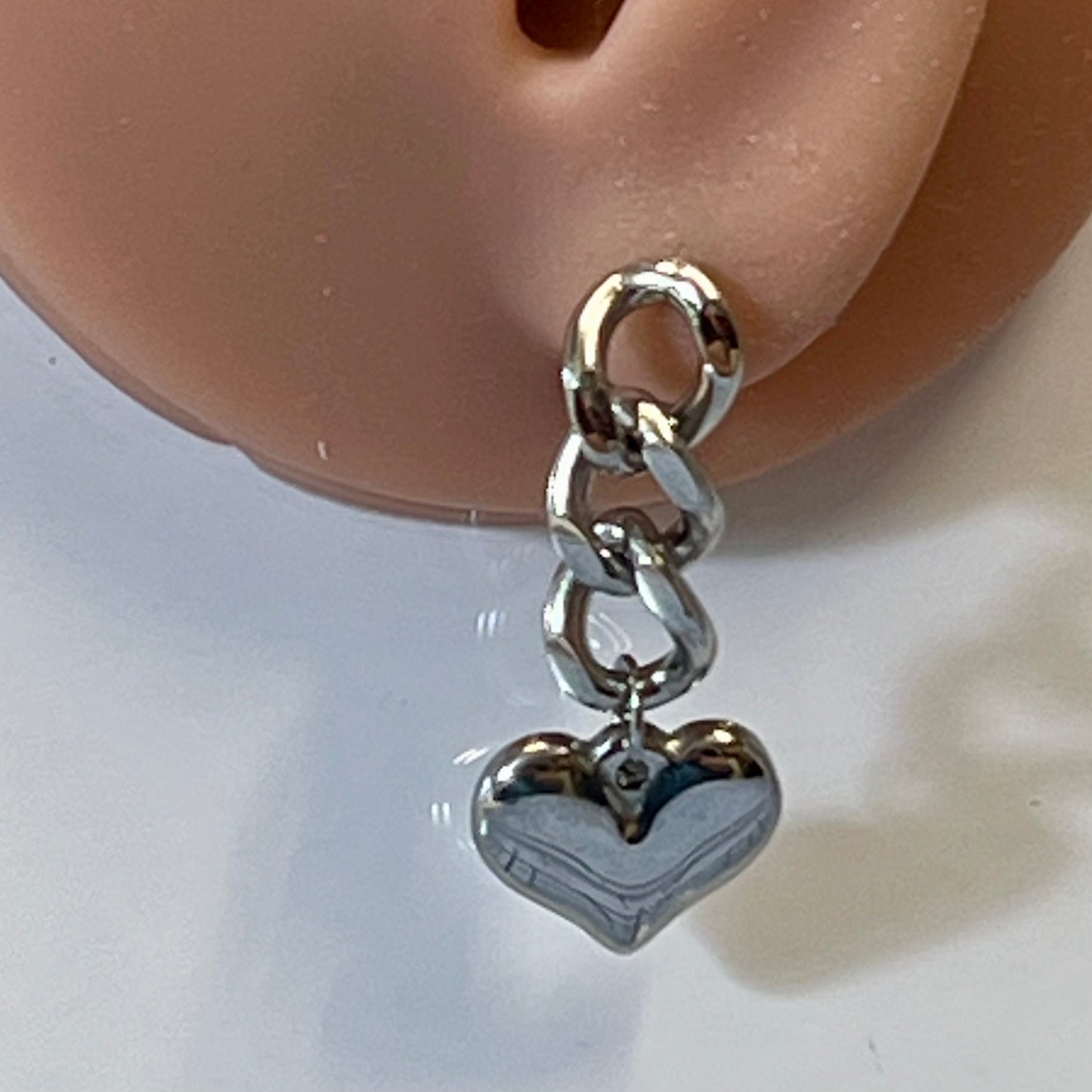 Boucles d’Oreilles en Acier Inoxydable B029 – Doré ou Argenté | Hypoallergéniques et Résistantes à l’Eau