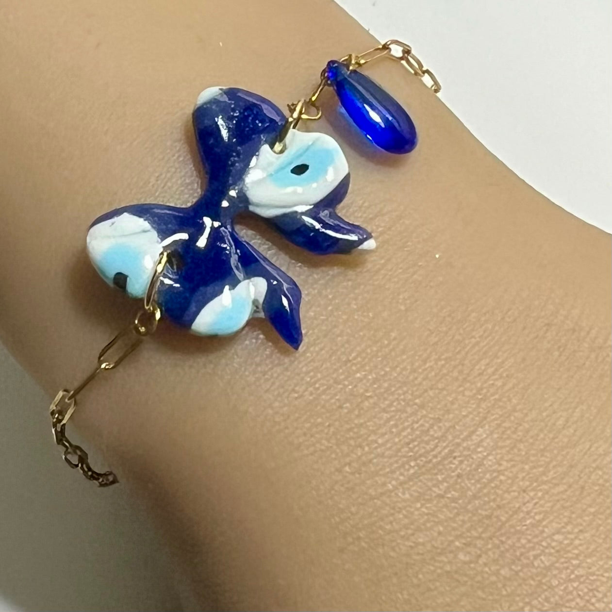 Bracelets Nolia – Nœud en pâte polymère et acier inoxydable