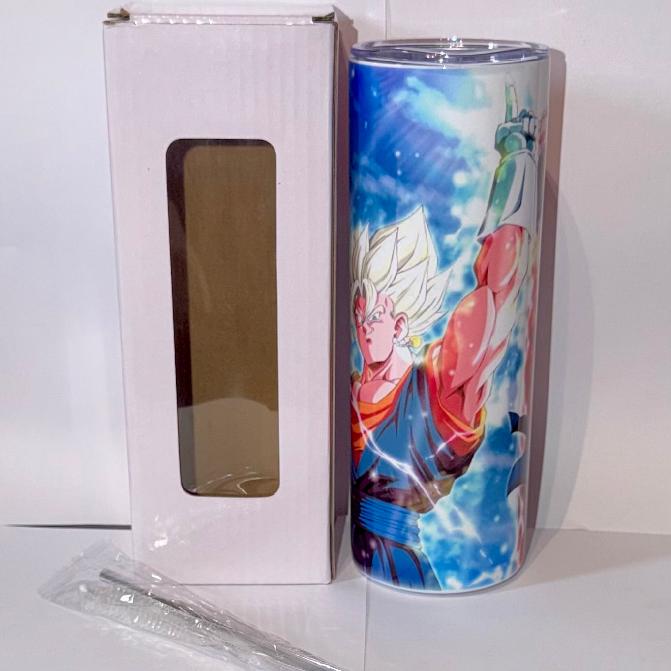 Tumbler A055 - 590ml en Acier Inoxydable – Gourde Thermos Isotherme Chaud et Froid | Avec Paille