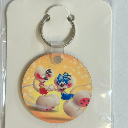 Porte-Clés RD009 Personnage Recto Verso – Porte-Clés Sublimé Résistant et Original Ø 5 cm