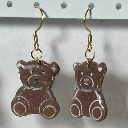 Boucles d'oreilles crochet Teddy