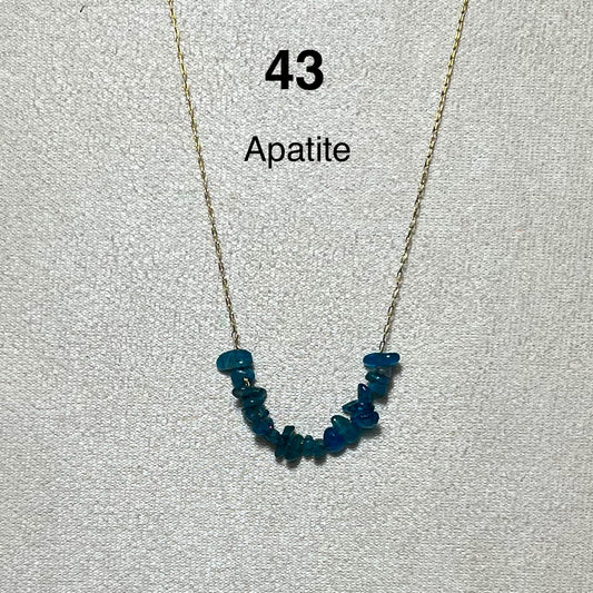 Collier Doré en acier inoxydable N° 43 (40cm+ 5cm) – Ajustable, hypoallergénique et résistants à l’eau