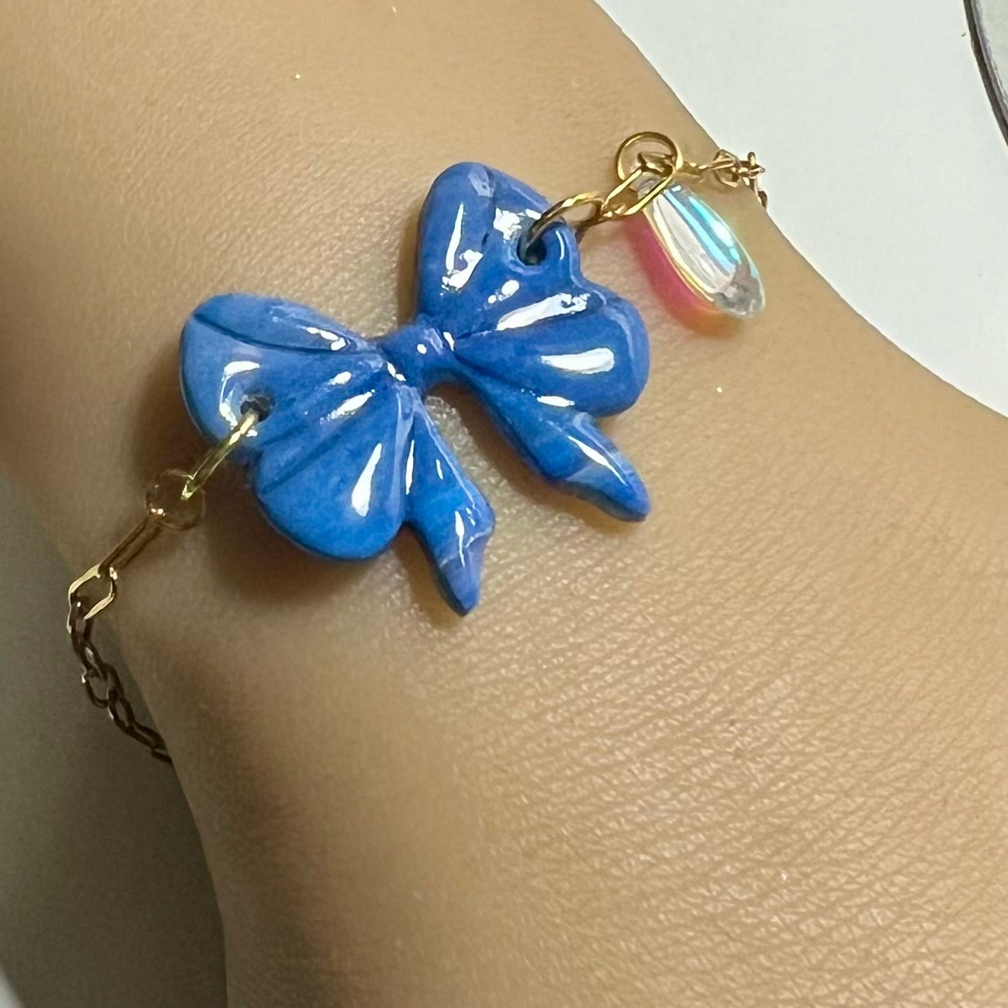 Bracelets Nolia – Nœud en pâte polymère et acier inoxydable