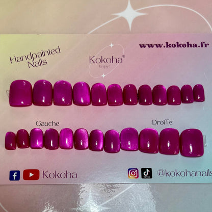 Kit Press On Nails “Fast Nails” F010 – Ongles parfaits en quelques minutes !
