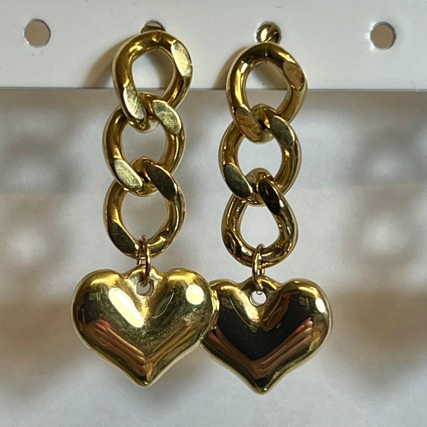 Boucles d’Oreilles en Acier Inoxydable B029 – Doré ou Argenté | Hypoallergéniques et Résistantes à l’Eau