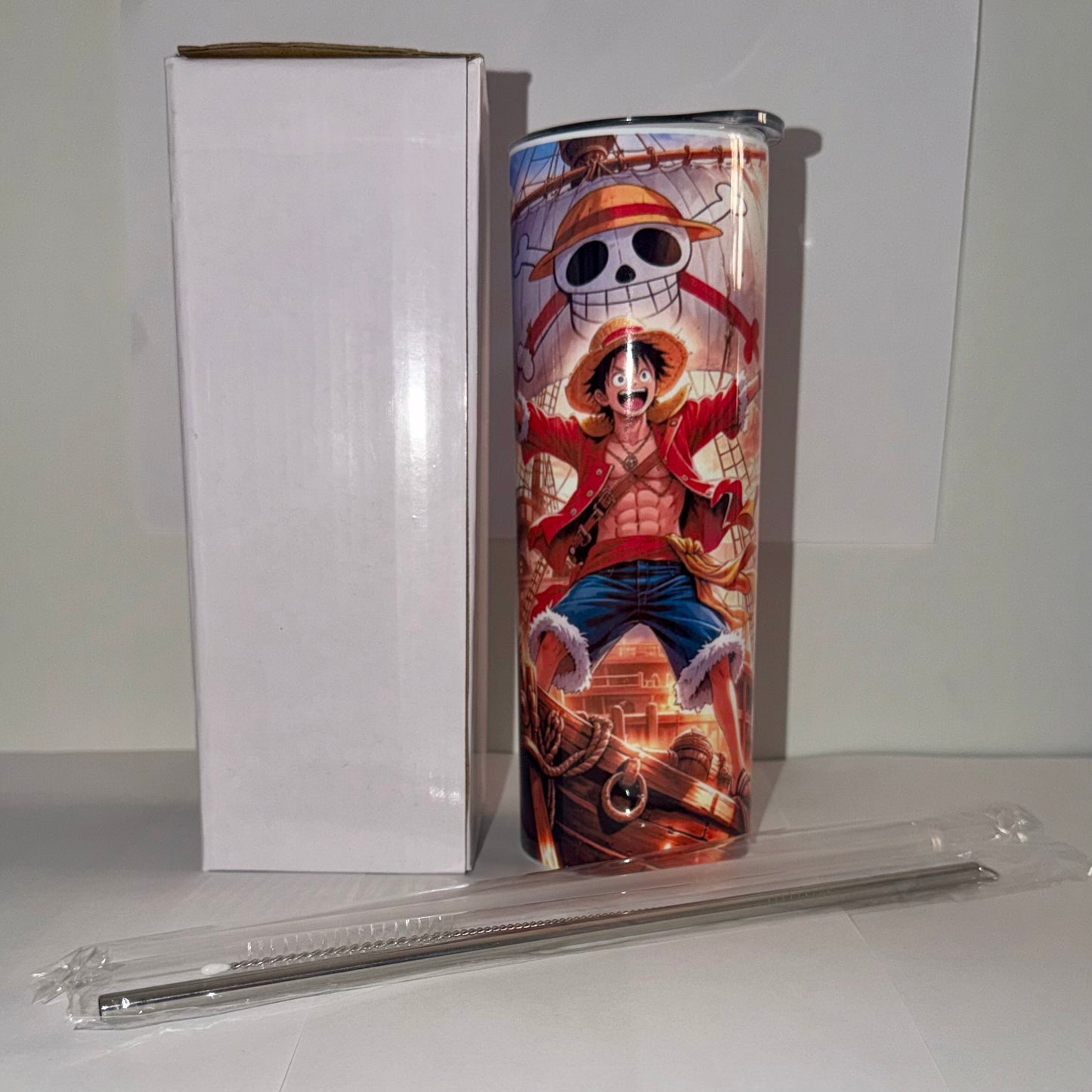 Tumbler A003 - 590ml en Acier Inoxydable – Gourde Thermos Isotherme Chaud et Froid | Avec Paille