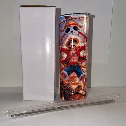Tumbler A003 - 590ml en Acier Inoxydable – Gourde Thermos Isotherme Chaud et Froid | Avec Paille