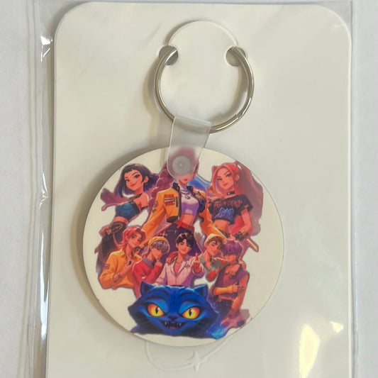 Porte-Clés RD034 Personnage Recto Verso – Porte-Clés Sublimé Résistant et Original Ø 5 cm