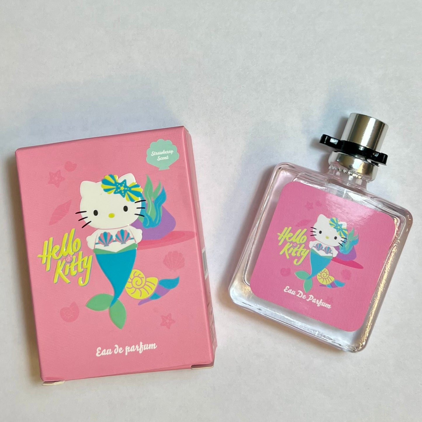 Mini Eau de Parfum Mermaid Hello Kitty – 6 Fragrances Tropicales 15ml | Parfum Femme Format Voyage