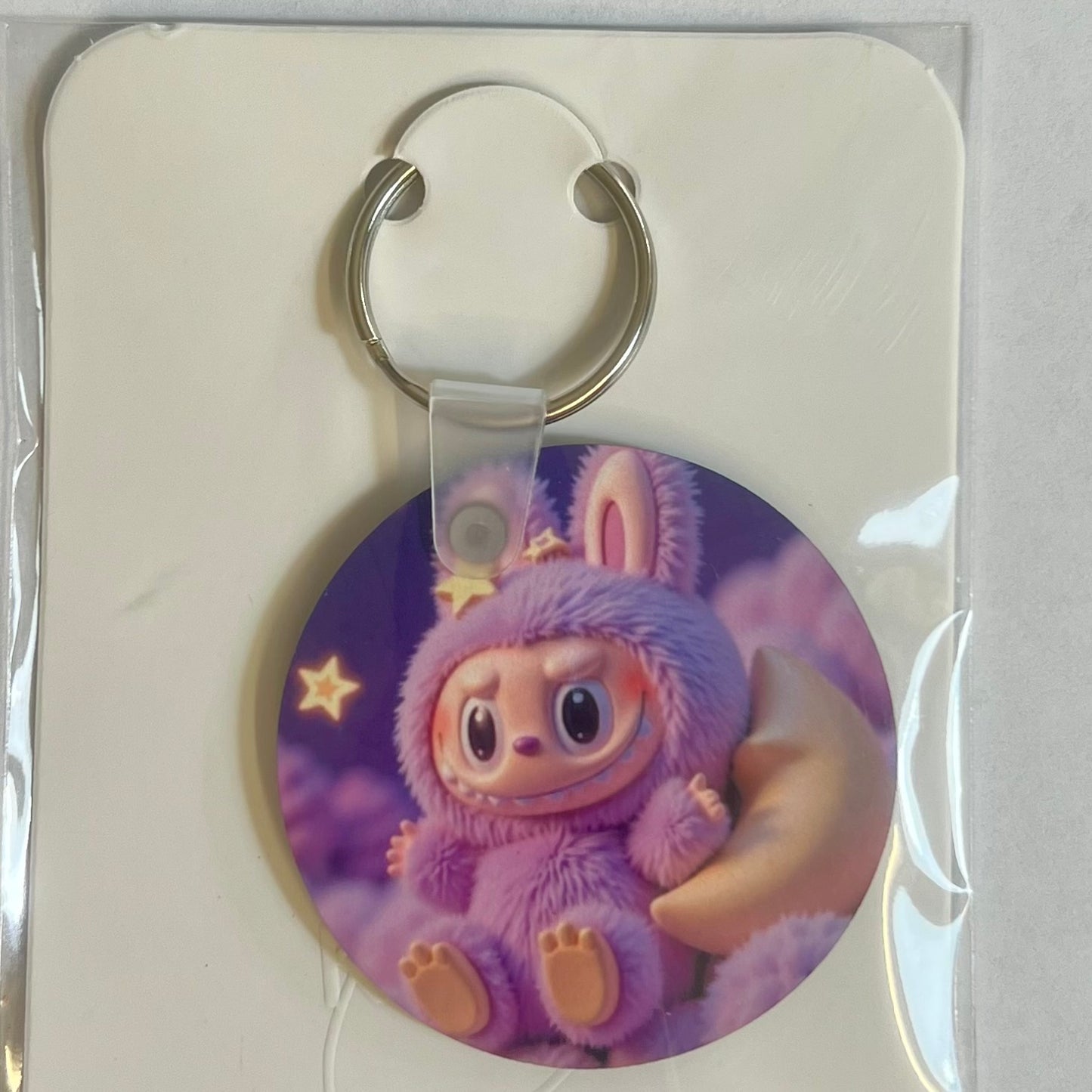 Porte-Clés RD010 Personnage Recto Verso – Porte-Clés Sublimé Résistant et Original Ø 5 cm