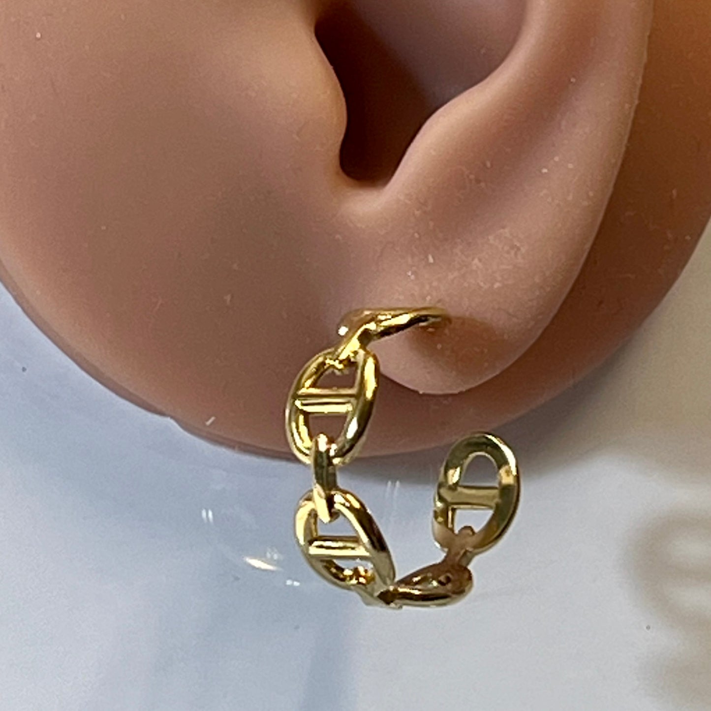 Boucles d’Oreilles en Acier Inoxydable B036 – Doré ou Argenté | Hypoallergéniques et Résistantes à l’Eau