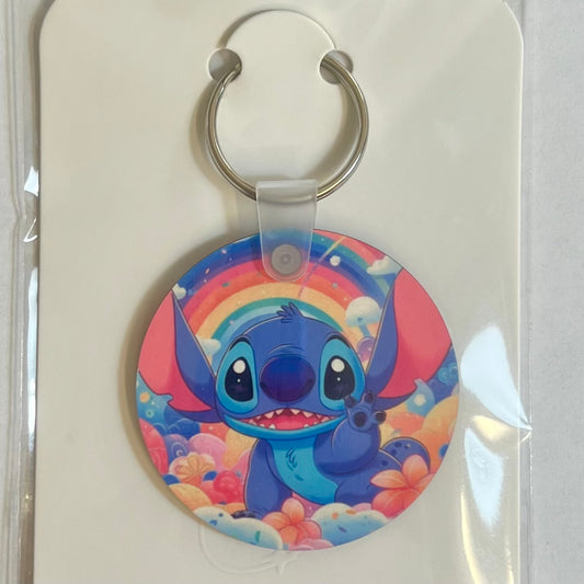 Porte-Clés RD018 Personnage Recto Verso – Porte-Clés Sublimé Résistant et Original Ø 5 cm