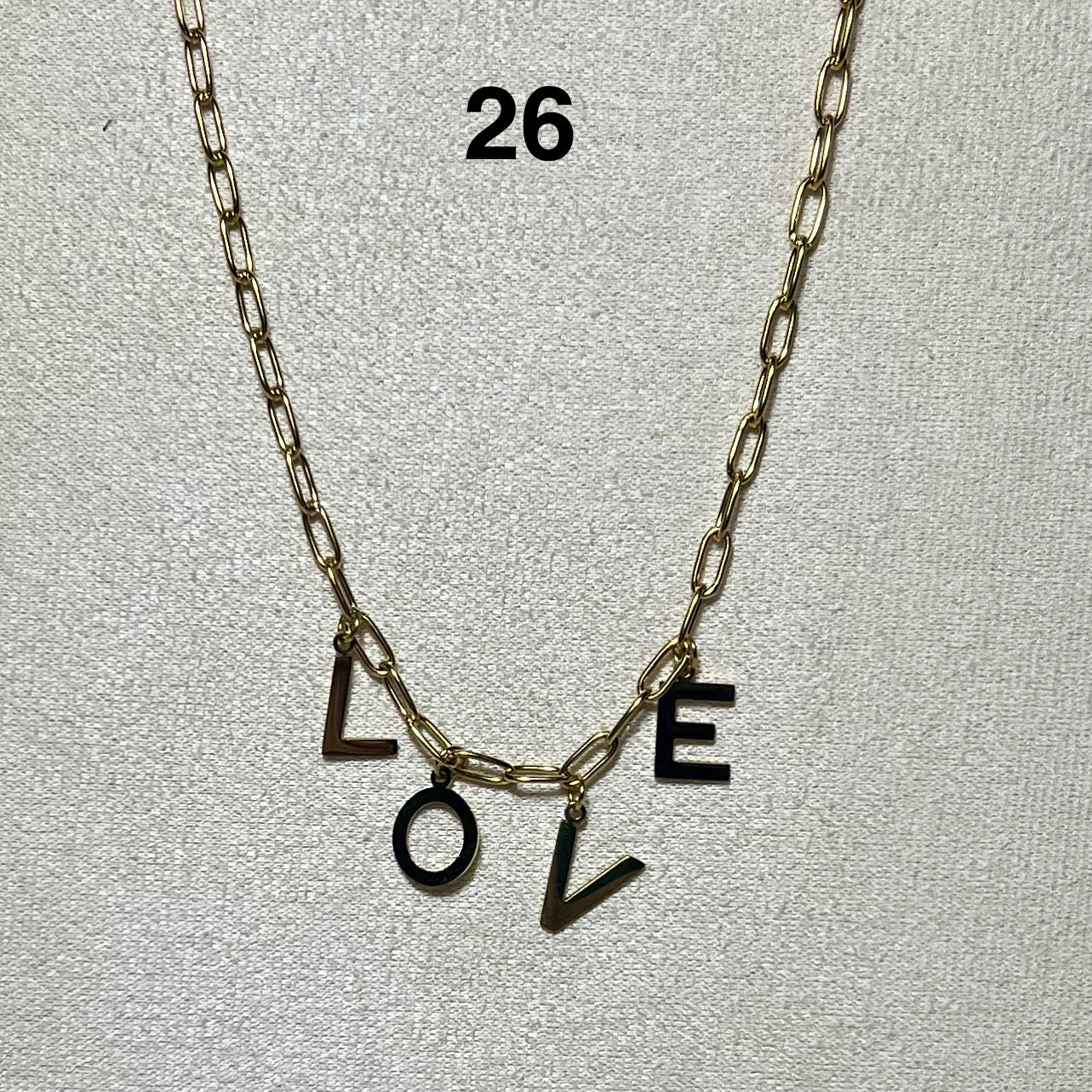 Collier en acier inoxydable N° 26 (43cm+ 4cm) – Ajustable, hypoallergénique et résistants à l’eau