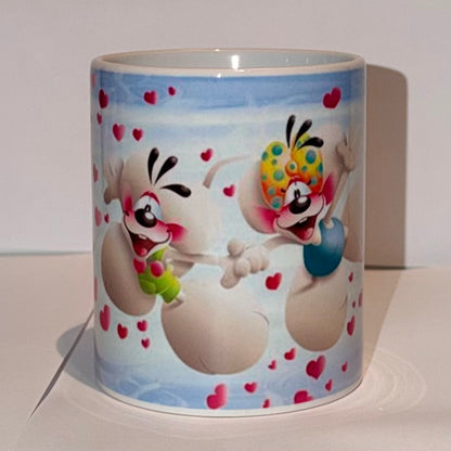 Mug B007 325ml en Céramique – Tasse Blanche Haute Qualité | Résistant Lave-vaisselle et Micro-ondes