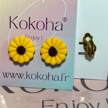 Boucles pinces mini Margot (pour oreilles non percées)